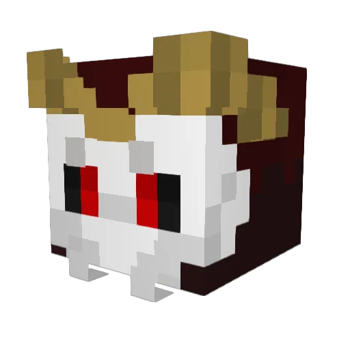 RusryAna Minecraft avatar head, 3D render