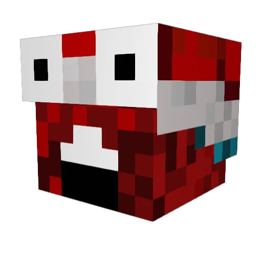 RussLorenz Minecraft avatar head, 3D render