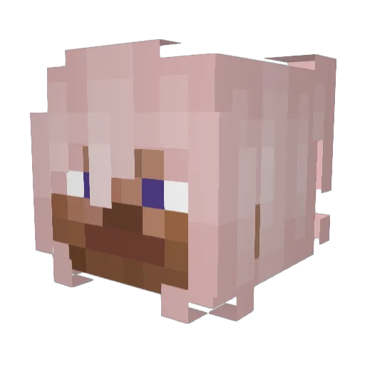 Russak606 Minecraft avatar head, 3D render
