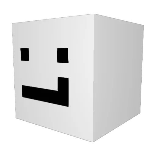 Russeford Minecraft avatar head, 3D render