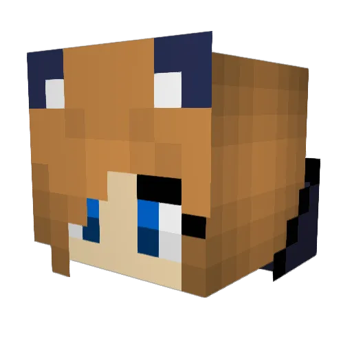 Russell1552 Minecraft avatar head, 3D render