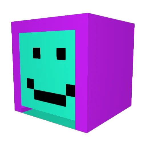 RussellM24 Minecraft avatar head, 3D render