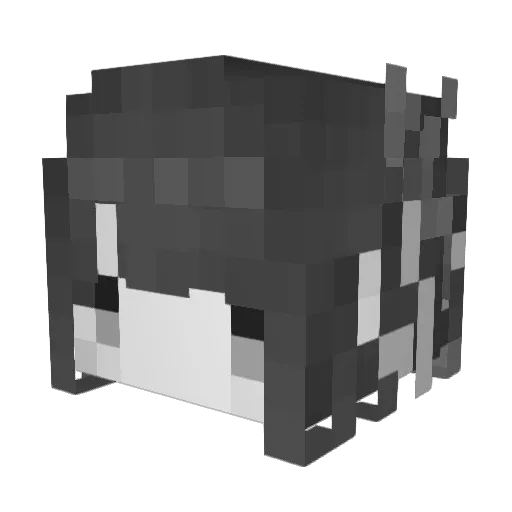RussiaChqn Minecraft avatar head, 3D render
