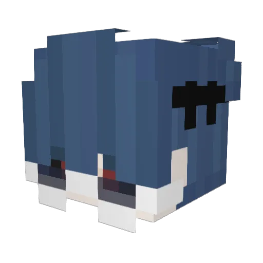 RussianCombos_ Minecraft avatar head, 3D render
