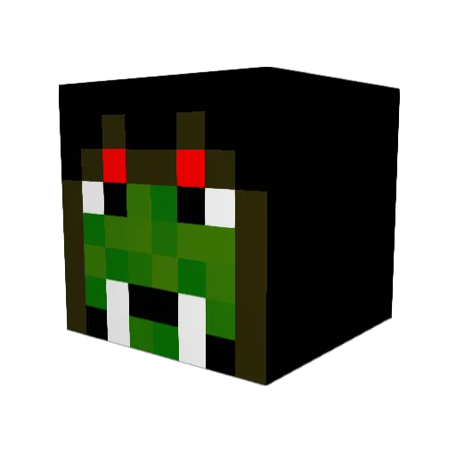 RussianMan1337 Minecraft avatar head, 3D render
