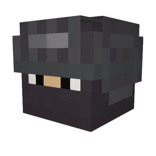 RussianMercenary Minecraft avatar head, 3D render
