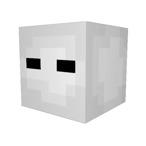 RussianRainbowz Minecraft avatar head, 3D render