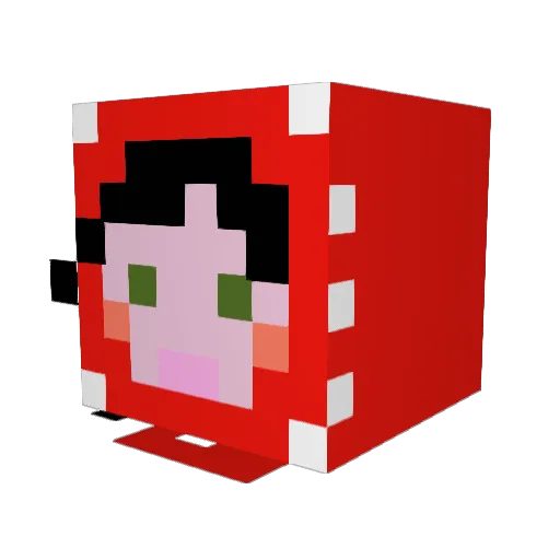 RussianTwin1 Minecraft avatar head, 3D render
