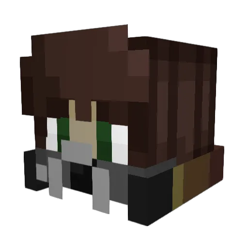 Russian_Pyro Minecraft avatar head, 3D render