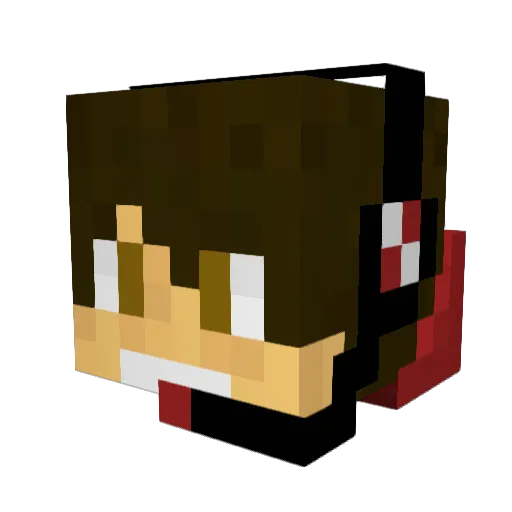 RusskiKanak65 Minecraft avatar head, 3D render