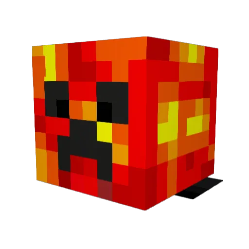 Rust2000 Minecraft avatar head, 3D render