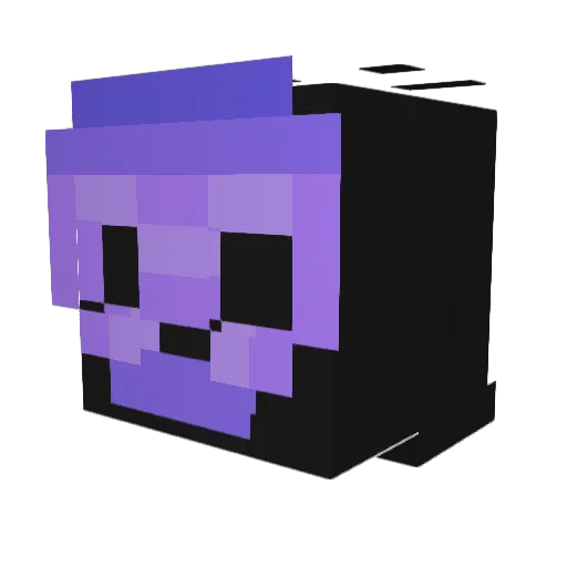 RustChadAres Minecraft avatar head, 3D render