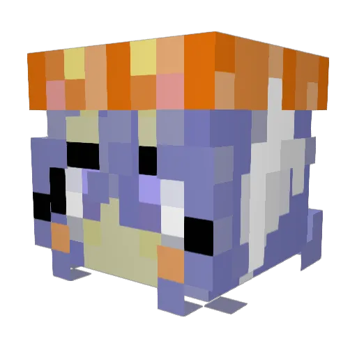 Minecraft-Avatar von RustedCherries: Kopf als 3D-Render