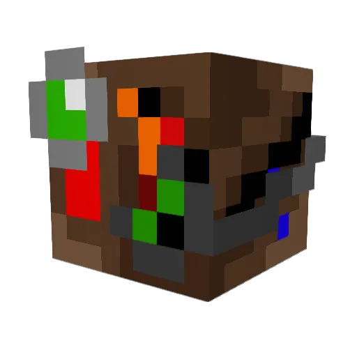 Rusted_Away Minecraft avatar head, 3D render