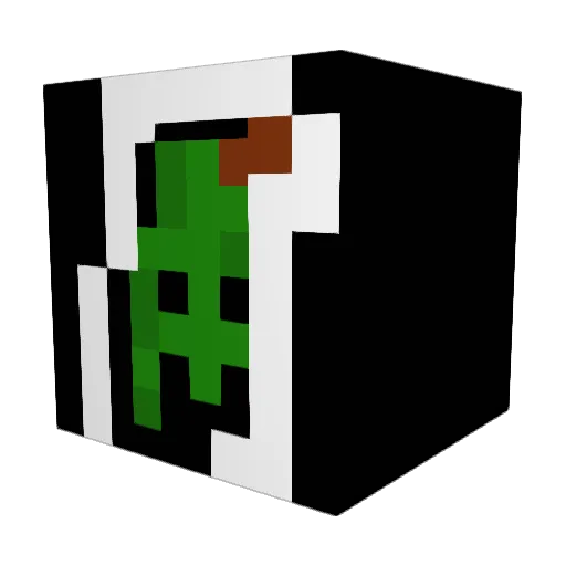 Rusticypickle Minecraft avatar head, 3D render