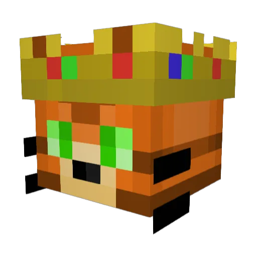Rusty4120 Minecraft avatar head, 3D render