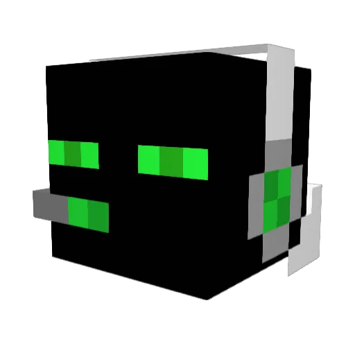 RustyBaskets Minecraft avatar head, 3D render
