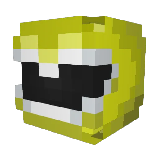 RustyBrick Minecraft avatar head, 3D render