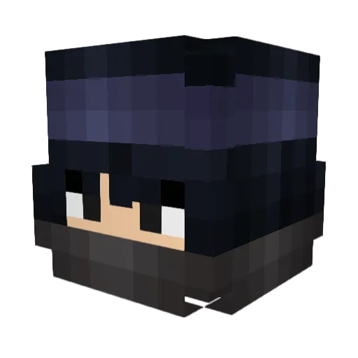 RustyEggShells Minecraft avatar head, 3D render