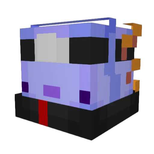 RustyFR25 Minecraft avatar head, 3D render