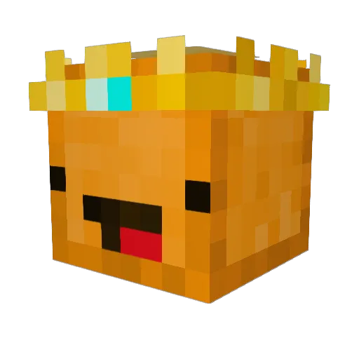 RustyReFew Minecraft avatar head, 3D render