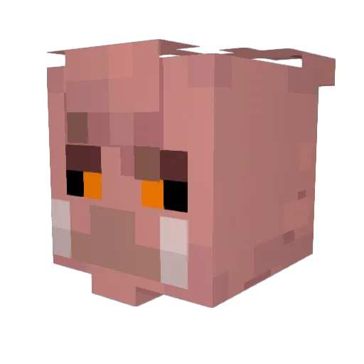 RustyShadeMC Minecraft avatar head, 3D render