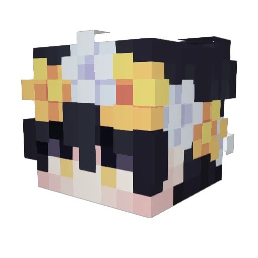 Rustygolem97 Minecraft avatar head, 3D render