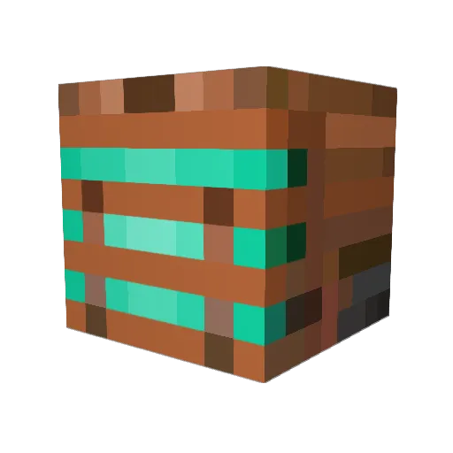 Rustykoolaid Minecraft avatar head, 3D render