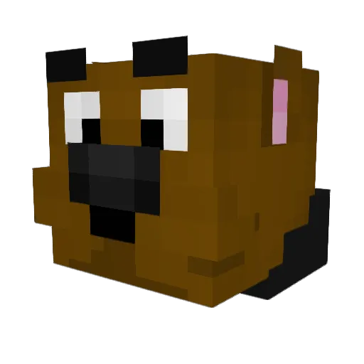 RutRohShaggy Minecraft avatar head, 3D render