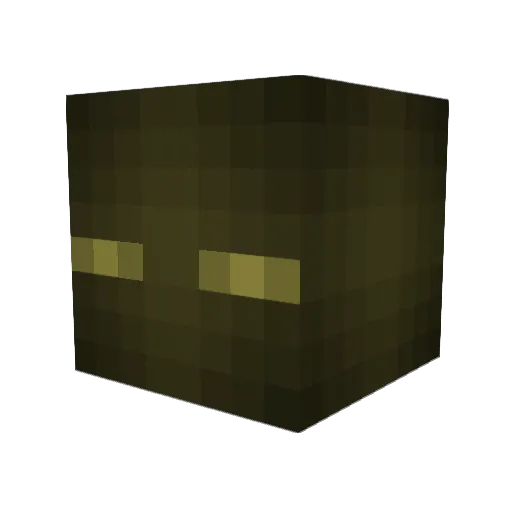 RutgerX Minecraft avatar head, 3D render