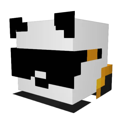RuthLessAF Minecraft avatar head, 3D render