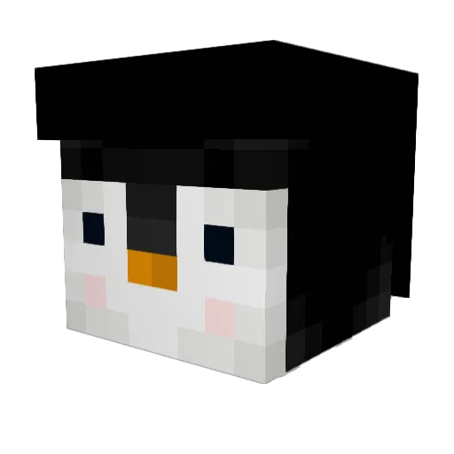 RuthiJP Minecraft avatar head, 3D render