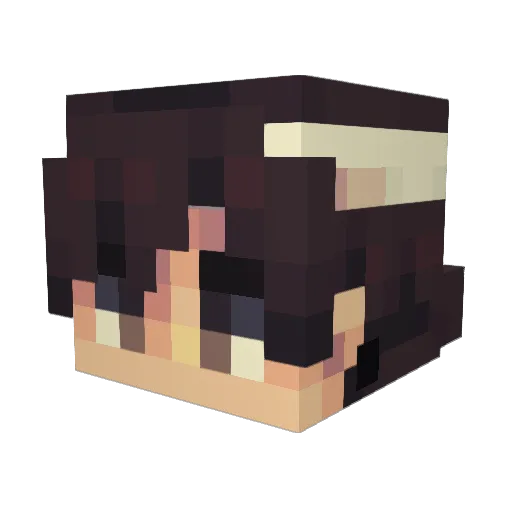 Ruthless_04 Minecraft avatar head, 3D render