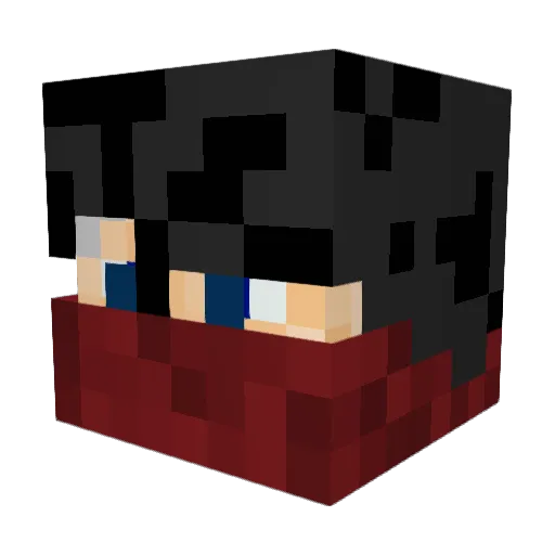 Rutilant9869 Minecraft avatar head, 3D render
