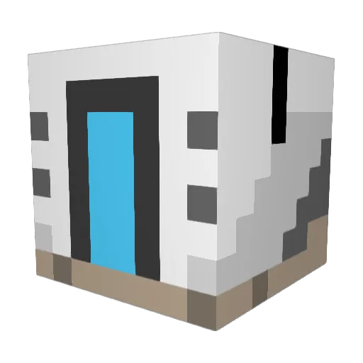 Rutman Minecraft avatar head, 3D render