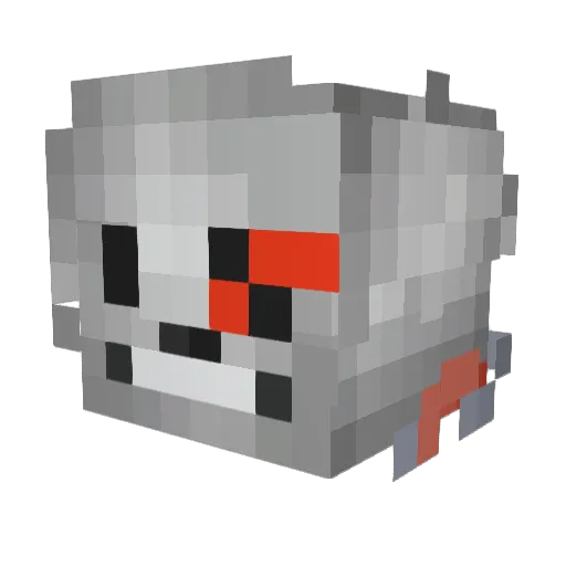 Rutra_21 Minecraft avatar head, 3D render