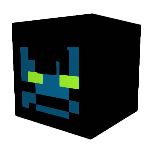 Rutsky Minecraft avatar head, 3D render