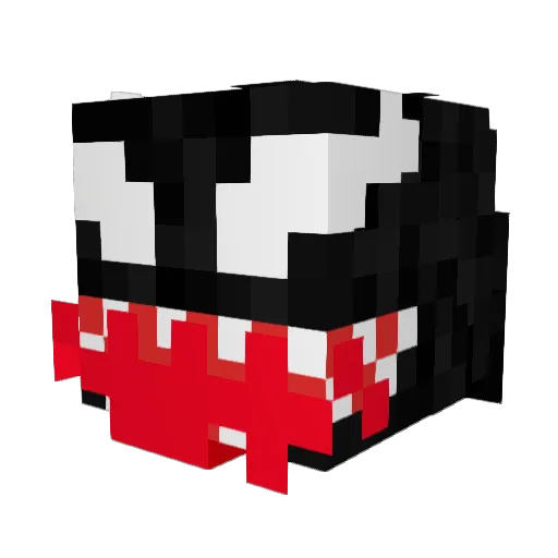 Ruubster1 Minecraft avatar head, 3D render