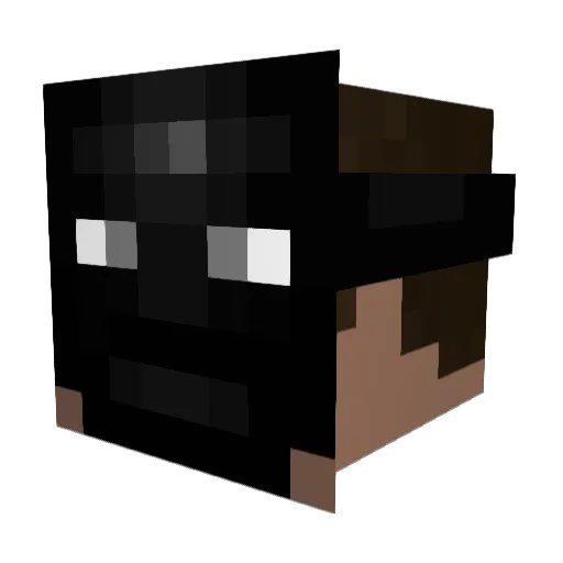 Ruudee Minecraft avatar head, 3D render