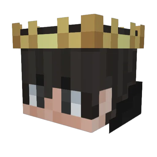 Ruxi78 Minecraft avatar head, 3D render