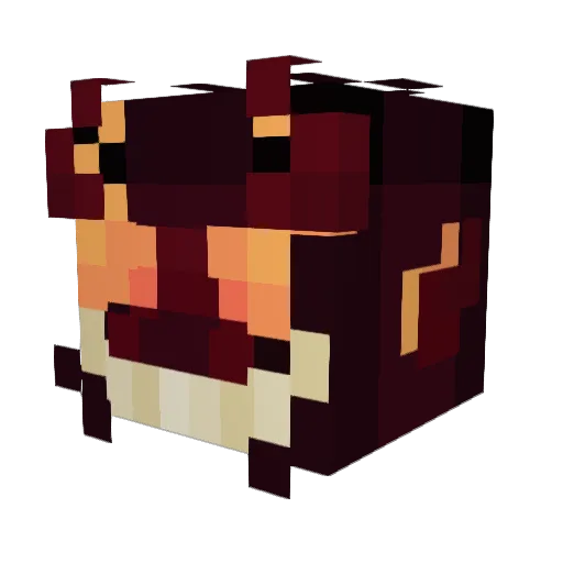 Ruyank Minecraft avatar head, 3D render