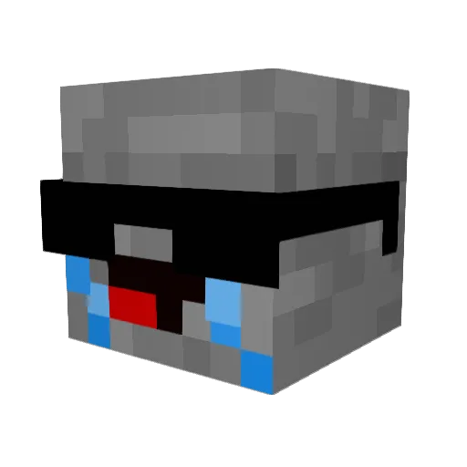 Ruzgarbjk Minecraft avatar head, 3D render