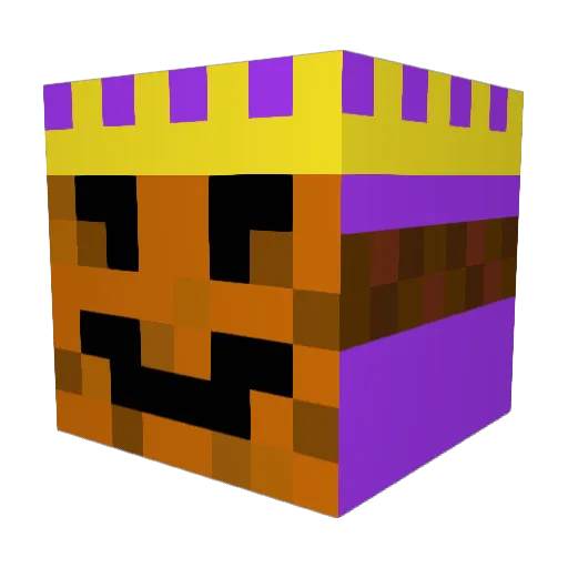 RvFinn20121 Minecraft avatar head, 3D render