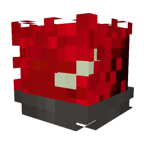 Rwal Minecraft avatar head, 3D render