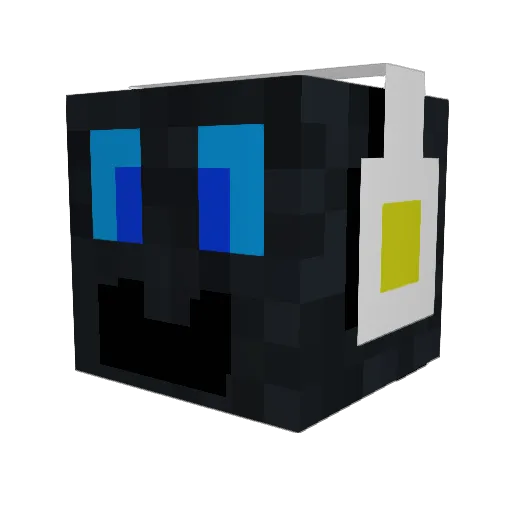 Rweedz Minecraft avatar head, 3D render