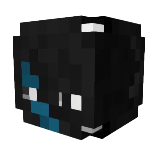 Rwesly_Dcrazy_ Minecraft avatar head, 3D render