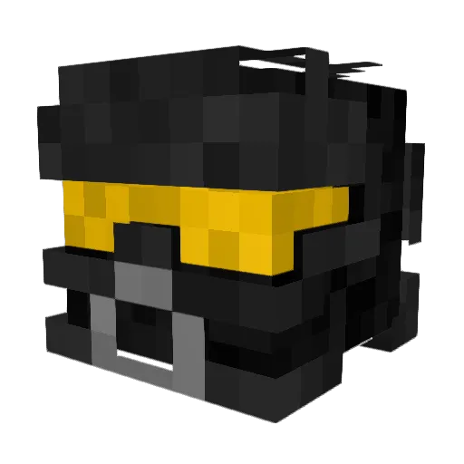 Rwni426 Minecraft avatar head, 3D render