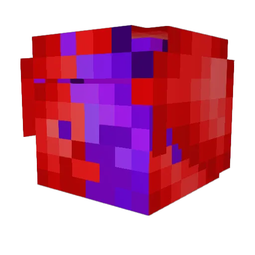 Rx250_K Minecraft avatar head, 3D render