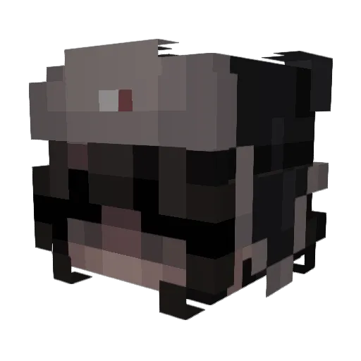 RxNull Minecraft avatar head, 3D render