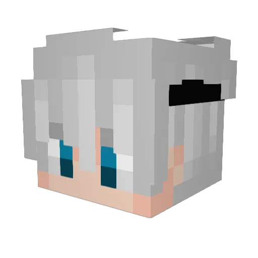 Rxcubes67 Minecraft avatar head, 3D render
